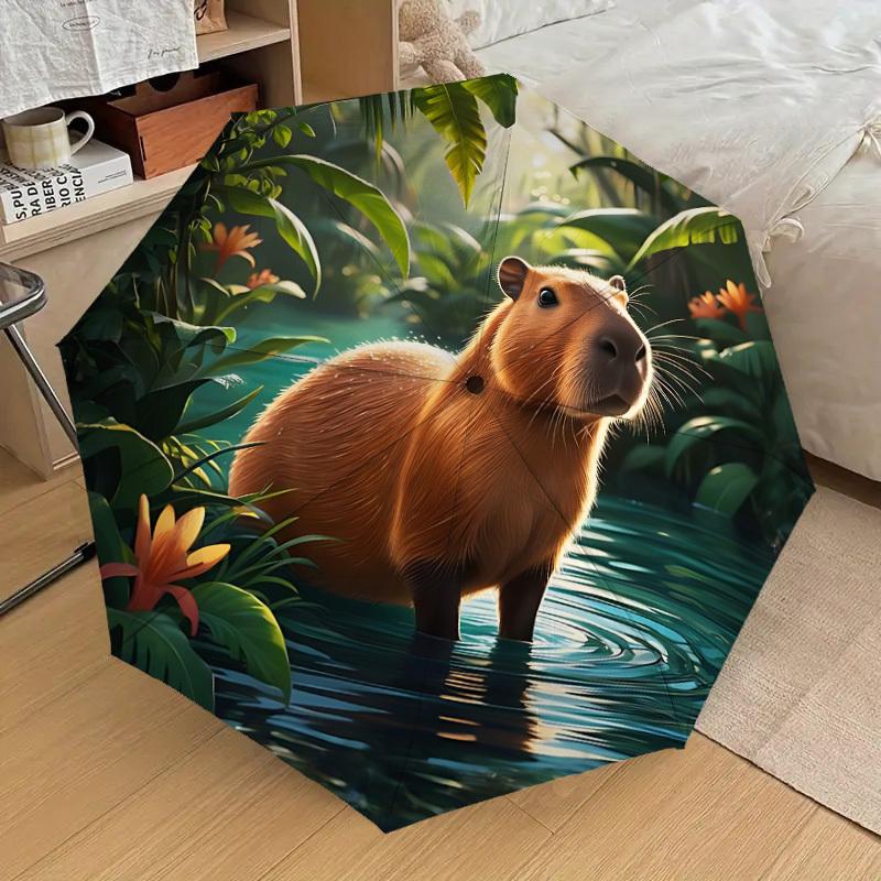 1pc Capybara, Jungle Fashionable Automatic Opening/Closing Folding Umbrella with 8 Iron Bones, Plastic Handle yy251015054
1pc Capybara, Jungle Fashionable Automatic Opening/Closing Folding Umbrella with 8 Iron Bones, Plastic Handle yy251015054