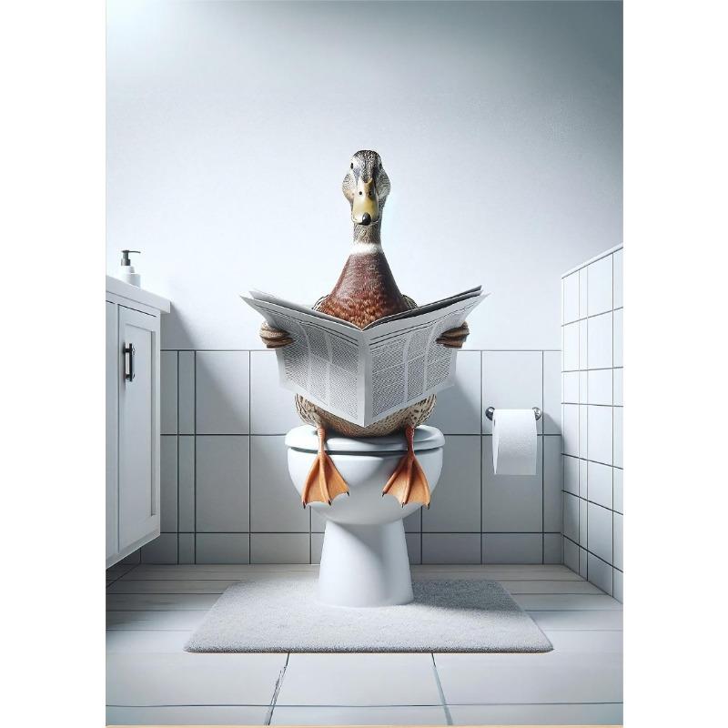 Забавный настенный декор для ванной комнаты с животными Лев Кот Собака Енот Сидящий на унитазе Читающий газету Холст Живопись Постер Принт Домашний декор 21cm×30cm NoFrame
Забавный настенный декор для ванной комнаты с животными Лев Кот Собака Енот Сидящий на унитазе Читающий газету Холст Живопись Постер Принт Домашний декор 21cm×30cm NoFrame