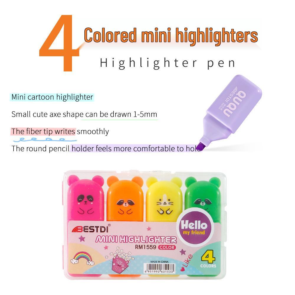 Cartoon Mini Highlighter Set - Student Key Marking Pens
Cartoon Mini Highlighter Set - Student Key Marking Pens
