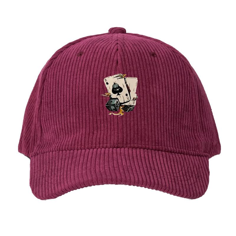 Corduroy Baseball Cap Men Women Poker Dice Pattern Fashion Streetwear Adjustable Dad Cap Game Theme Party Hat Outdoor Sun Hat
Corduroy Baseball Cap Men Women Poker Dice Pattern Fashion Streetwear Adjustable Dad Cap Game Theme Party Hat Outdoor Sun Hat