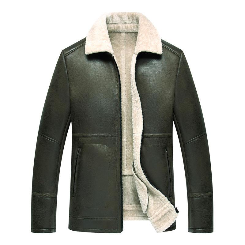 Чоловіча осінньо-зимова нова приталена хутряна мотоциклетна шкіряна куртка «все в одному», тепла і оксамитова однотонна коротка куртка з лацканами XXXXL зелений
Чоловіча осінньо-зимова нова приталена хутряна мотоциклетна шкіряна куртка «все в одному», тепла і оксамитова однотонна коротка куртка з лацканами XXXXL зелений