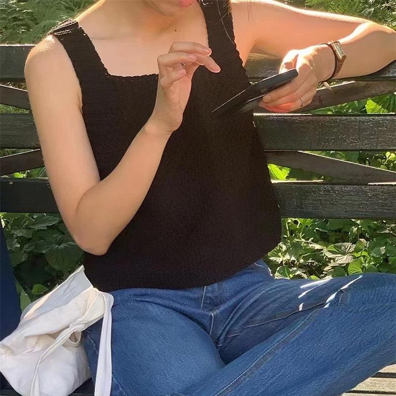 Летняя новинка Ice Silk корейская нежная блузка женская сексуальная Spice Girl с широкими плечами для похудения темпераментный вязаный жилет One size
Летняя новинка Ice Silk корейская нежная блузка женская сексуальная Spice Girl с широкими плечами для похудения темпераментный вязаный жилет One size