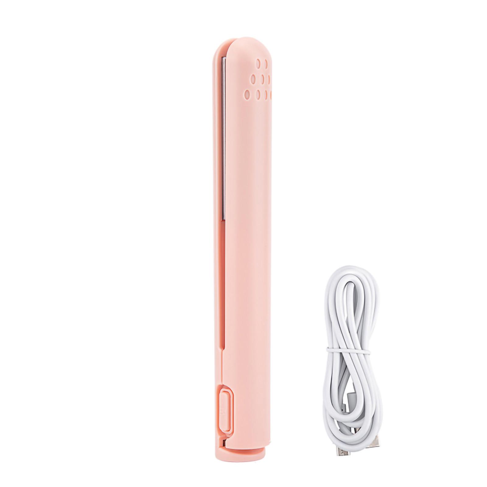 Mini 2 in 1 Hair Straightener USB Ceramics Heating Straightening Curling Flat Iron Pinkish
Mini 2 in 1 Hair Straightener USB Ceramics Heating Straightening Curling Flat Iron Pinkish