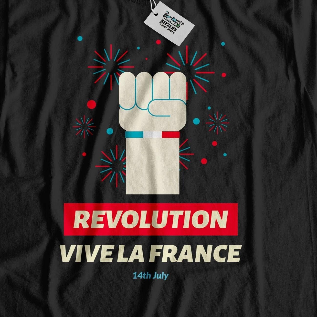 Revolution Vive La France! Unisex Bastille Day T-Shirt, Patriotic French Gifts S
Revolution Vive La France! Unisex Bastille Day T-Shirt, Patriotic French Gifts S
