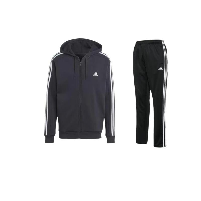 Adidas Essentials Fleece 3-Stripes Full-Zip Hoodie And Long Pants Casual Sports Set Unisex Hoodies And Pants Black TR30PR-BW+IB4029 M
Adidas Essentials Fleece 3-Stripes Full-Zip Hoodie And Long Pants Casual Sports Set Unisex Hoodies And Pants Black TR30PR-BW+IB4029 M