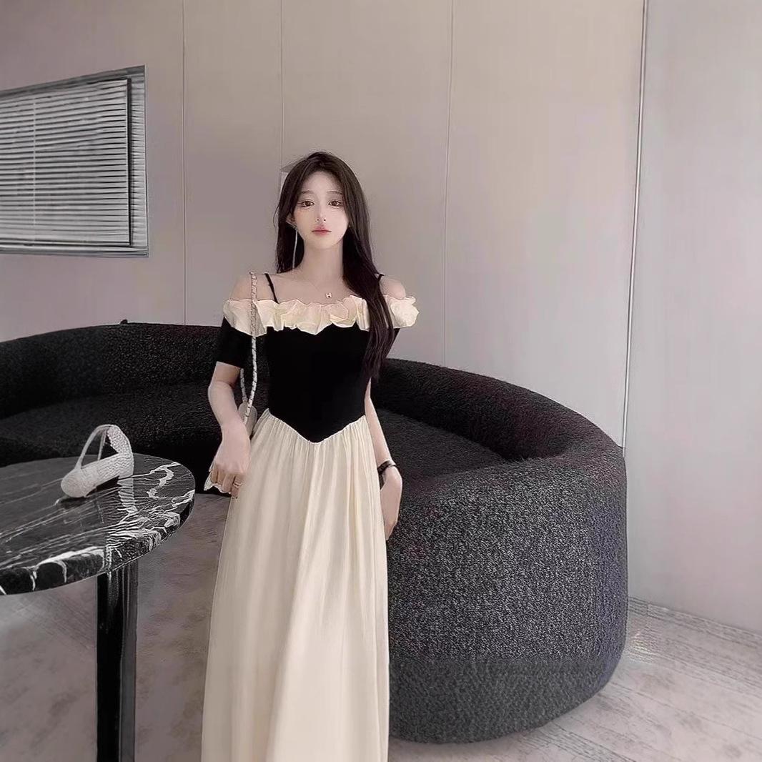 2024 Off-the-Shoulder French Style Women s Summer Dress: Waist-Cinching, Short-Sleeved, Mid-Length. Extra Large
2024 Off-the-Shoulder French Style Women s Summer Dress: Waist-Cinching, Short-Sleeved, Mid-Length. Extra Large