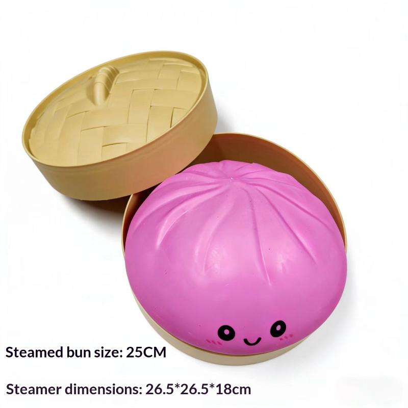 1Pcs Kawaii Dumpling With Steamer Squeeze Sensory Fidget Toy 25Cm Big Size Steamed Stuffed Bun Squishy Toys For Kids A2
1Pcs Kawaii Dumpling With Steamer Squeeze Sensory Fidget Toy 25Cm Big Size Steamed Stuffed Bun Squishy Toys For Kids A2
