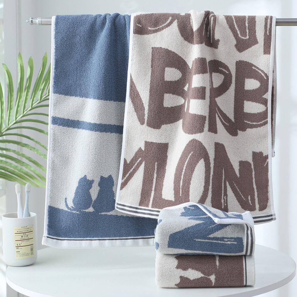 35x75cm Cat Letter Bath Towel Luxury Shower Towel Beach Towel Cotton Face Towel Salon D
35x75cm Cat Letter Bath Towel Luxury Shower Towel Beach Towel Cotton Face Towel Salon D