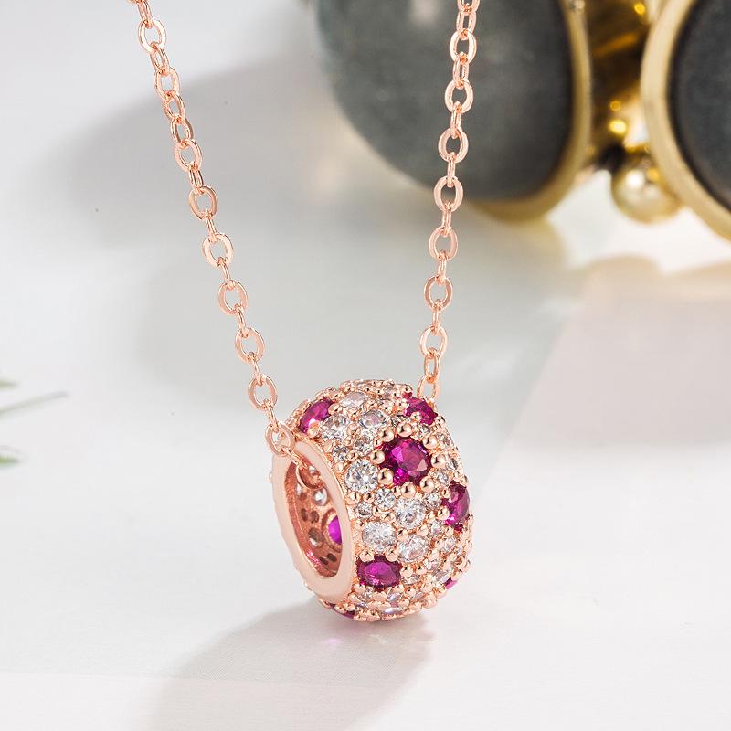 Pink Zircon Diamond Lulu Pendant Necklace - Vintage Style Women s Light Luxury Jewelry Copper
Pink Zircon Diamond Lulu Pendant Necklace - Vintage Style Women s Light Luxury Jewelry Copper