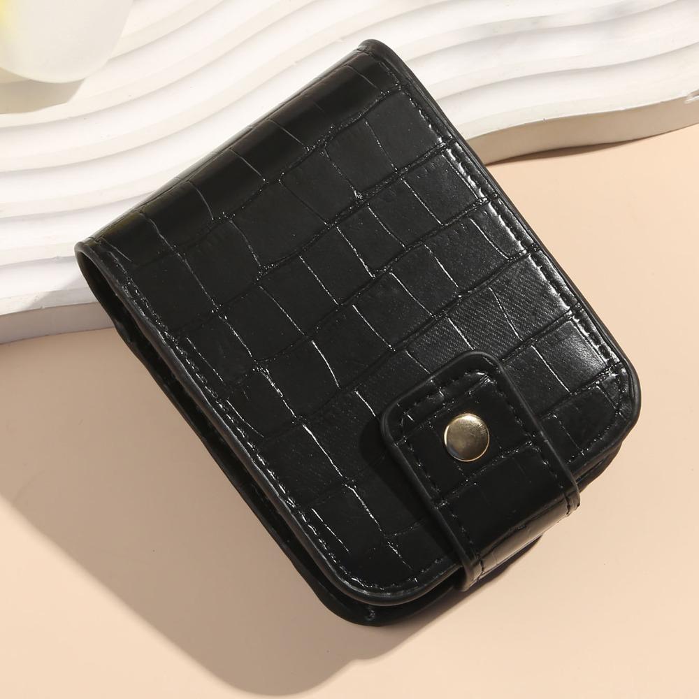 New Alligator Pattern Lipstick Bag PU Leather with Mirror Makeup Bag Portable Mini Lipstick Protective Cover for Women Girls чёрный
New Alligator Pattern Lipstick Bag PU Leather with Mirror Makeup Bag Portable Mini Lipstick Protective Cover for Women Girls чёрный