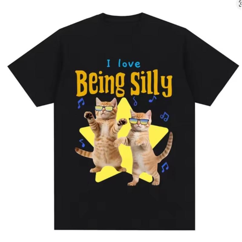 I Love Being Silly Funny Cat Meme T Shirt Unisex Women Casual Cotton Tshirt Cotton Short Sleeve Oversized Tshirts Tops Streetwear 4XL
I Love Being Silly Funny Cat Meme T Shirt Unisex Women Casual Cotton Tshirt Cotton Short Sleeve Oversized Tshirts Tops Streetwear 4XL