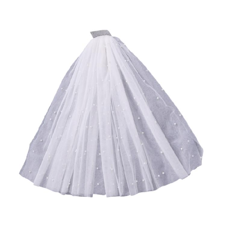 Double Layer Wedding Bride Veil with Hair Comb Elegant Beadwork Tulle Veil Wedding Ceremony Veil Bridal Accessories
Double Layer Wedding Bride Veil with Hair Comb Elegant Beadwork Tulle Veil Wedding Ceremony Veil Bridal Accessories