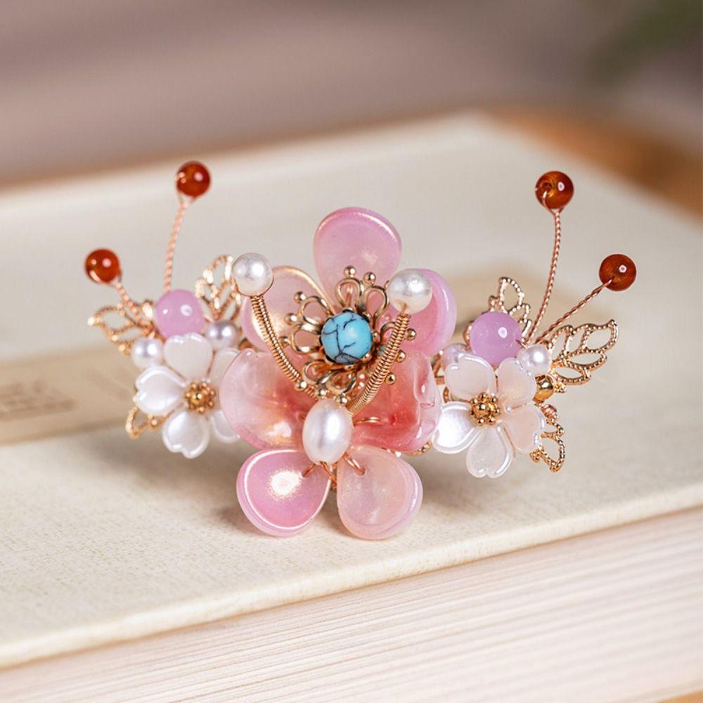 Elegant Ancient Hair Stick Pearl Hanfu Headwear Retro Flower Hair Hair Fork Women Style2
Elegant Ancient Hair Stick Pearl Hanfu Headwear Retro Flower Hair Hair Fork Women Style2