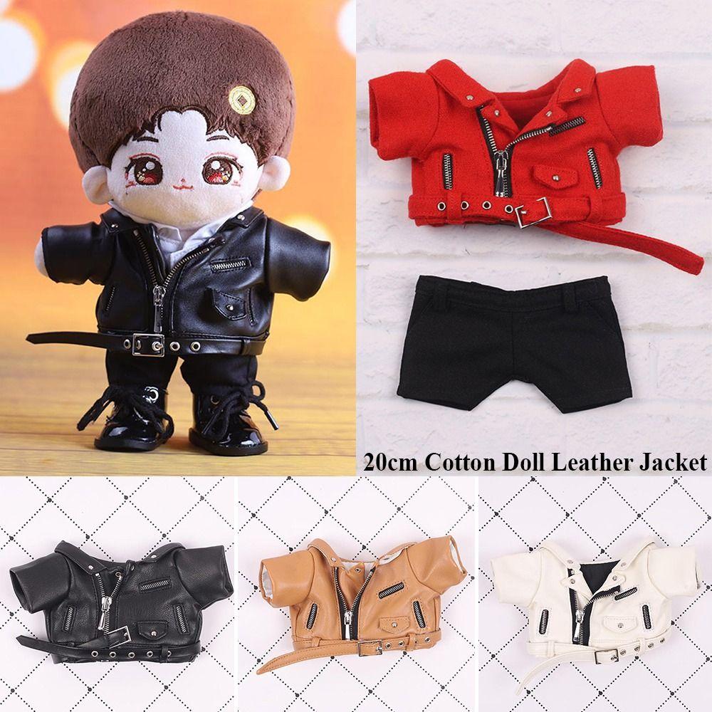 Fashion Outfits For 20cm Doll Doll Clothes PU Leather Tops Handmade Jacket Winter Top Coats червоний
Fashion Outfits For 20cm Doll Doll Clothes PU Leather Tops Handmade Jacket Winter Top Coats червоний
