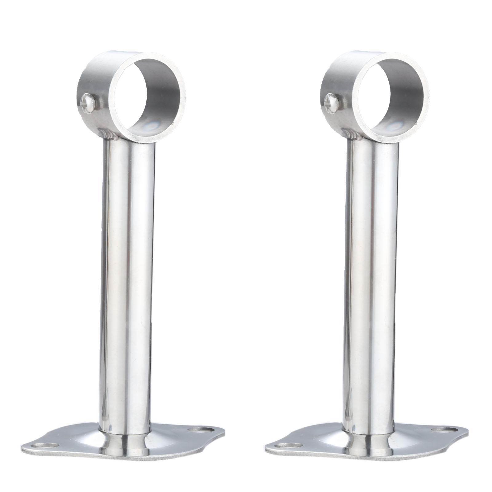 DRELD 2pcs Wardrobe Flange Base Rail Support Bracket Stainless Steel Curtain Rod Socket Fit 25mm Tube +Screws 150/200/250/300mm
DRELD 2pcs Wardrobe Flange Base Rail Support Bracket Stainless Steel Curtain Rod Socket Fit 25mm Tube +Screws 150/200/250/300mm