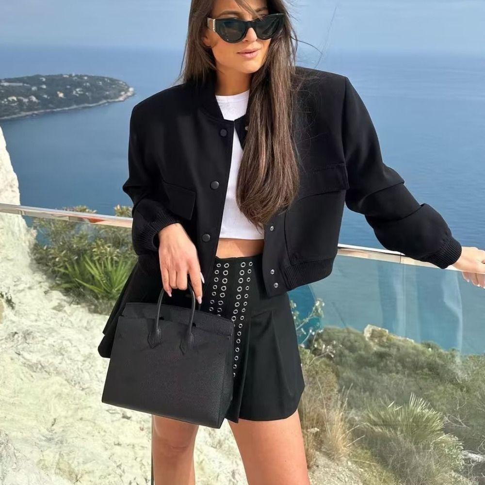 Button Autumn Winter Coat Solid Color Crop Outerwear Casual Cropped Jacket Women Streetwear M абрикосовый
Button Autumn Winter Coat Solid Color Crop Outerwear Casual Cropped Jacket Women Streetwear M абрикосовый