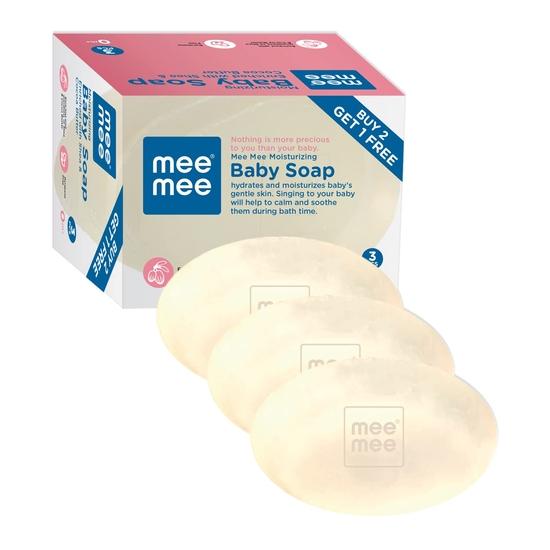 Mee Mee Baby Soap 75g, Pack of 3 (Buy 2, Get 1 Free) | Nurturing Bathing Bar with Natural Shea & Cocoa Butter | For Baby s Sensitive Skin
Mee Mee Baby Soap 75g, Pack of 3 (Buy 2, Get 1 Free) | Nurturing Bathing Bar with Natural Shea & Cocoa Butter | For Baby s Sensitive Skin