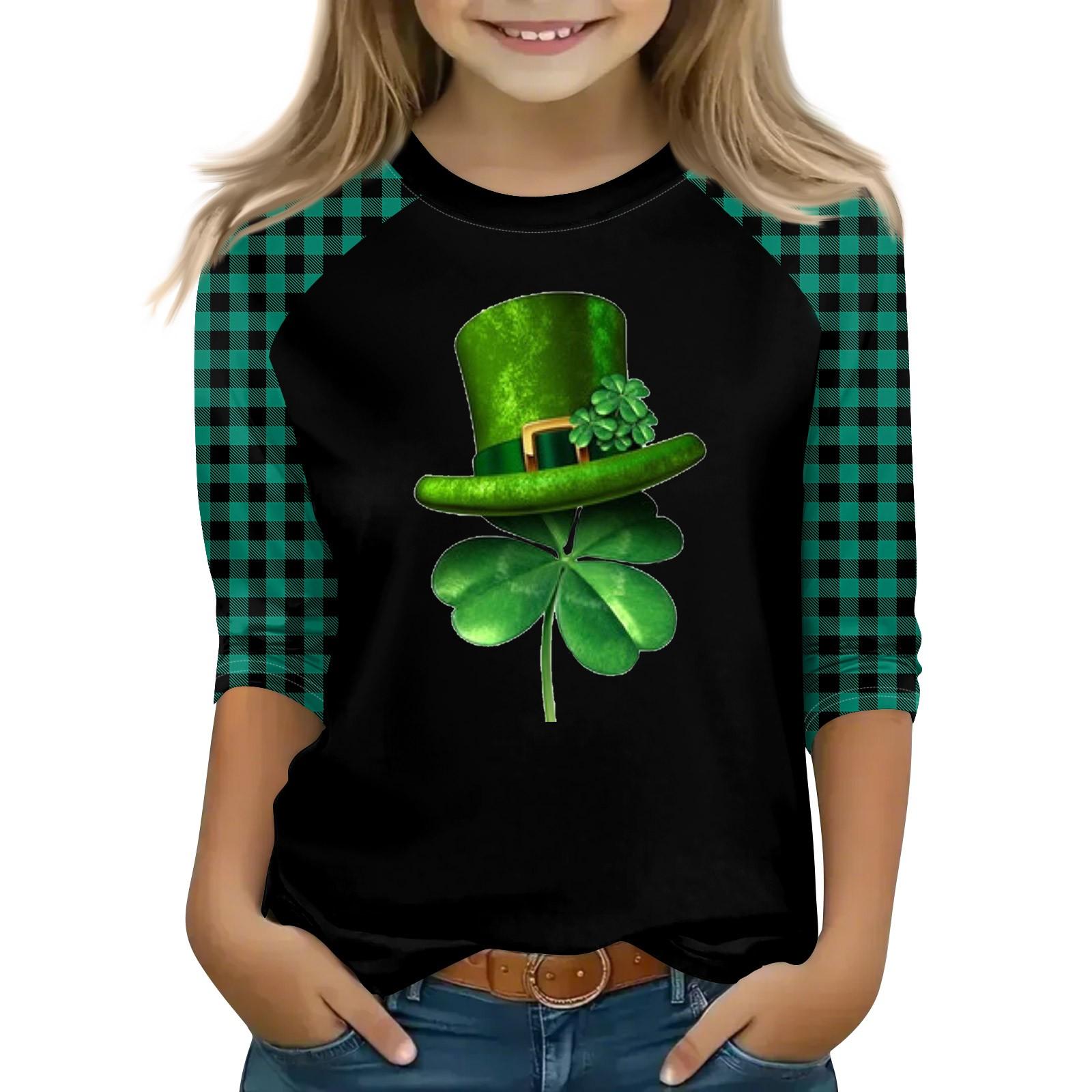 Топы для девочек 4-16 лет с круглым вырезом и рукавами 3/4 Футболки Модные топы Наряды Футболки 110 циан
Топы для девочек 4-16 лет с круглым вырезом и рукавами 3/4 Футболки Модные топы Наряды Футболки 110 циан