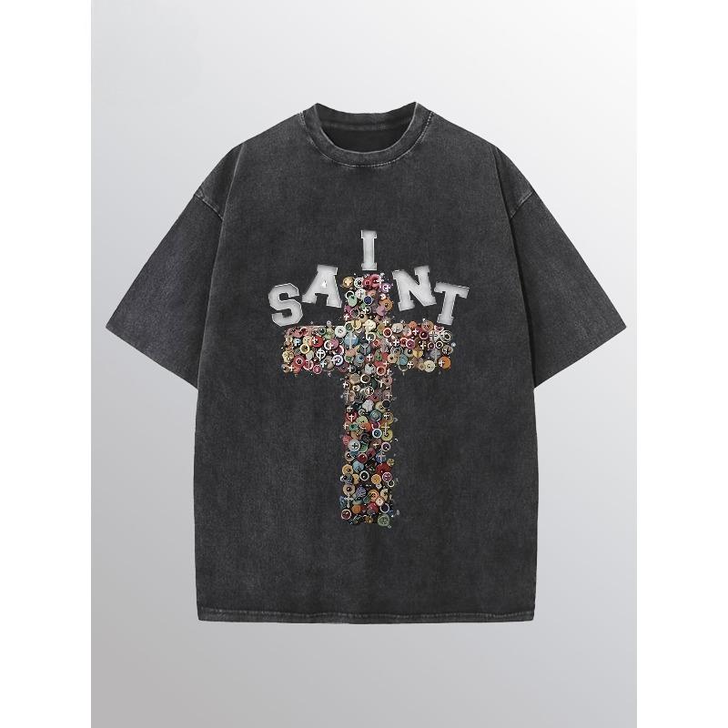 European sizes Men s Washed T-shirt, Casual Sports Style Top T-shirt, Trendy And Fashionable Street Style, Suitable For Travel And Sports Wear S чёрный
European sizes Men s Washed T-shirt, Casual Sports Style Top T-shirt, Trendy And Fashionable Street Style, Suitable For Travel And Sports Wear S чёрный