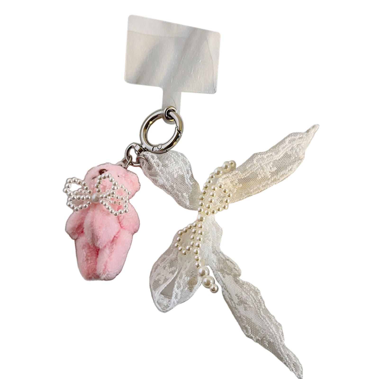 Animal Bag Charm Plush Bowknot Keychain Pendant Fashion Bag Accessories Stylish Bag Pendant Chain Adornment for Daily A
Animal Bag Charm Plush Bowknot Keychain Pendant Fashion Bag Accessories Stylish Bag Pendant Chain Adornment for Daily A