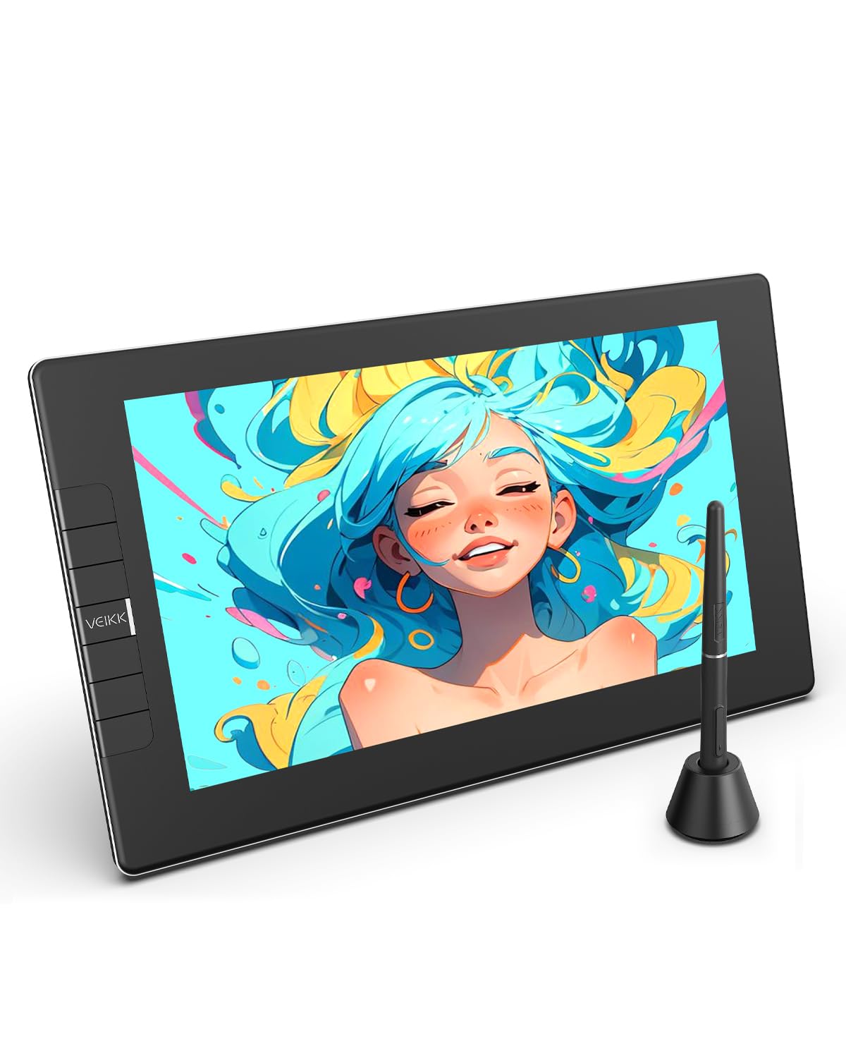 VEIKK LCD Tablet 11.6 Inch LCD Tablet Compatible with Smartphones Full Lamination Processing Slim Bezel Design LCD Pen Tablet Pen Pressure 8192 Tilt
VEIKK LCD Tablet 11.6 Inch LCD Tablet Compatible with Smartphones Full Lamination Processing Slim Bezel Design LCD Pen Tablet Pen Pressure 8192 Tilt