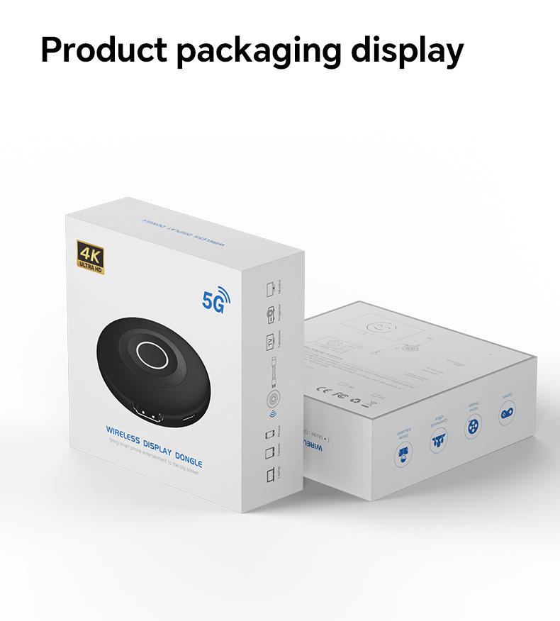 4K Wireless Screen Mirroring Device, compatible with Mobile Phones, 5G WiFi, HDMI. чорний
4K Wireless Screen Mirroring Device, compatible with Mobile Phones, 5G WiFi, HDMI. чорний