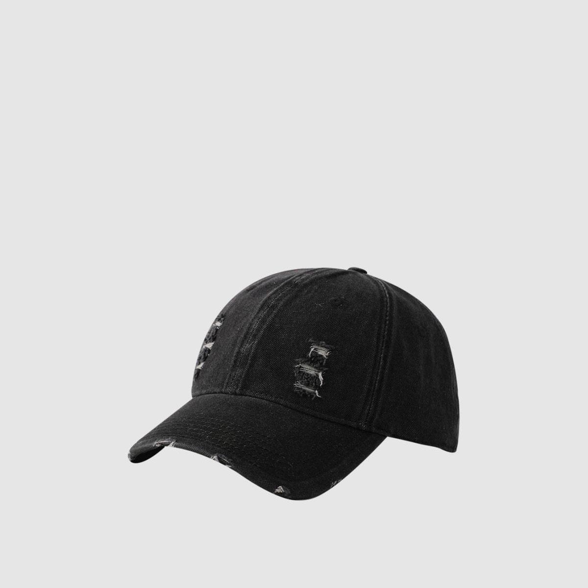 Ретро Деним, Американский Стиль, Винтаж, Бейсболка Высокого Класса, Модная Защита от Солнца, В Сочетании с Кепкой-Уткой чёрный