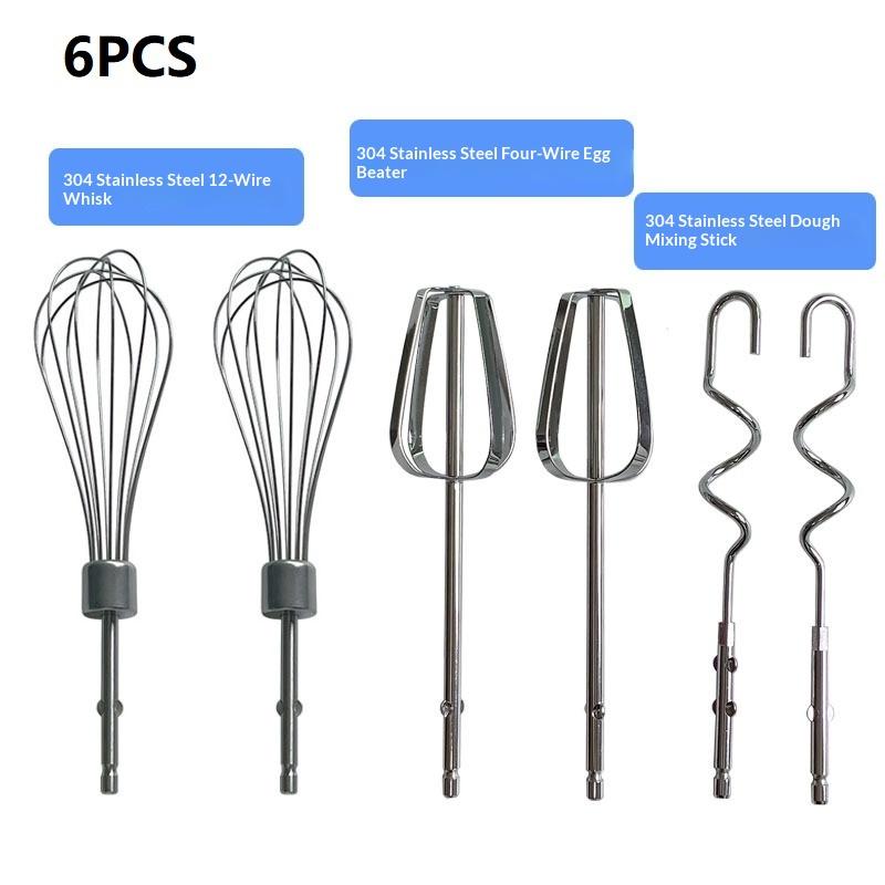 6Pcs Electric Egg Mixer Parts Set Egg Beater Suit For Electric Balloon Whisk Kitchen Accessories Mixer Parts
6Pcs Electric Egg Mixer Parts Set Egg Beater Suit For Electric Balloon Whisk Kitchen Accessories Mixer Parts