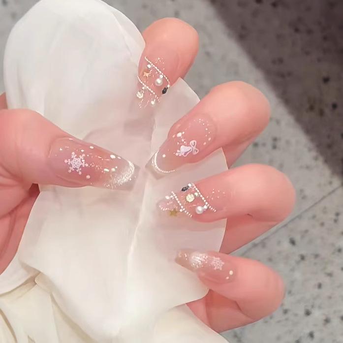 Handmade Autumn-Winter Gel Wearable Nails: Christmas Cat Eye French Snow Nail Art Extra Small XS
Handmade Autumn-Winter Gel Wearable Nails: Christmas Cat Eye French Snow Nail Art Extra Small XS
