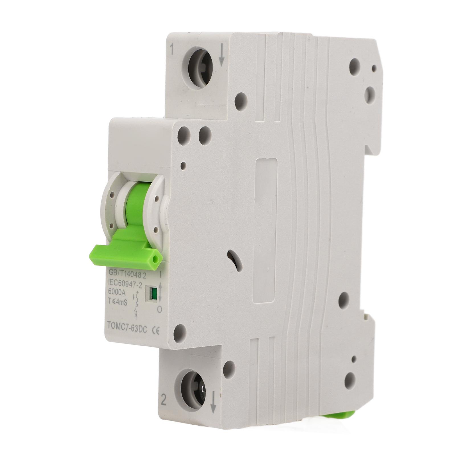 PV Circuit Breaker 1P Mini Magnetic System Quick Trip DC Circuit Isolator for Solar System 250V
PV Circuit Breaker 1P Mini Magnetic System Quick Trip DC Circuit Isolator for Solar System 250V