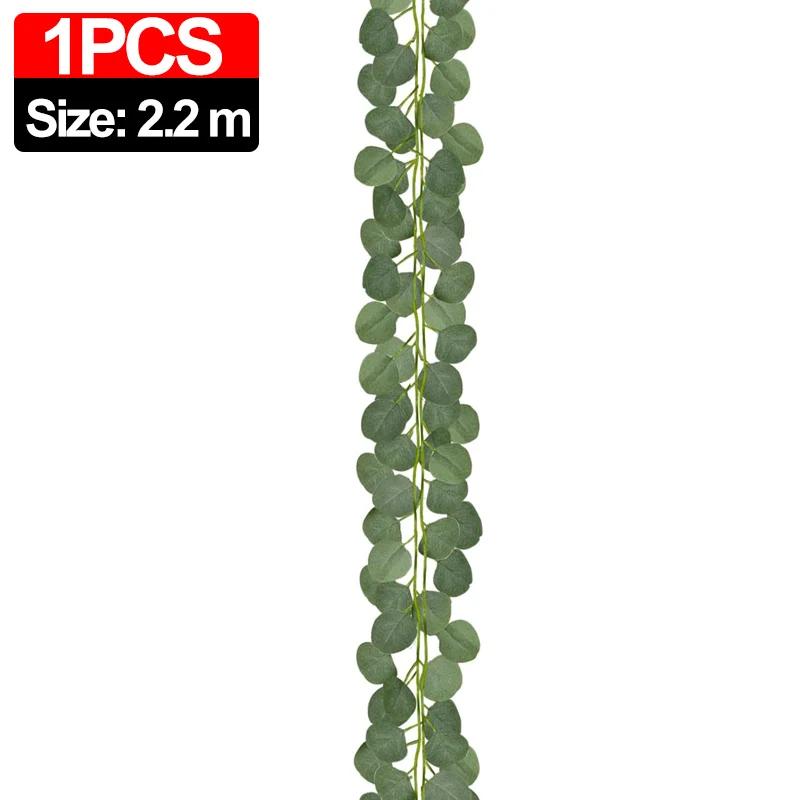 2.2M Artificial Eucalyptus Garland Green Artificial Bulk Eucalyptus Vine Plant for Wedding Arch Wall Household Garden Decoration
2.2M Artificial Eucalyptus Garland Green Artificial Bulk Eucalyptus Vine Plant for Wedding Arch Wall Household Garden Decoration