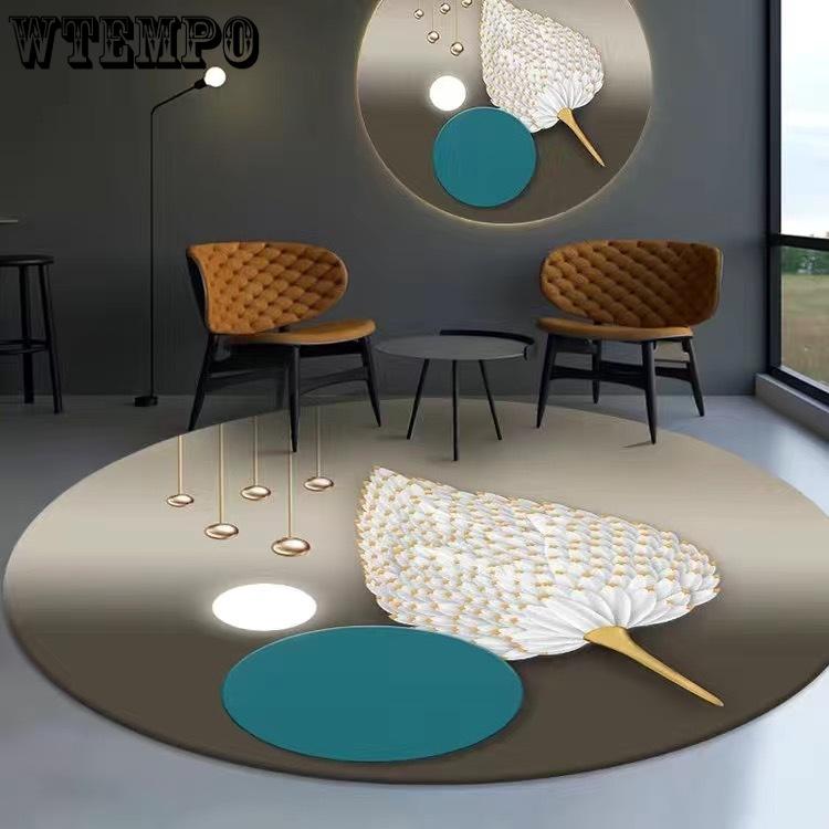 Home Circular Carpet Chair Computer Chair Rocking Chair Anti Slip Foot Pad Coffee Table Bedroom Study Floor Mat diameter 80 cm
Home Circular Carpet Chair Computer Chair Rocking Chair Anti Slip Foot Pad Coffee Table Bedroom Study Floor Mat diameter 80 cm