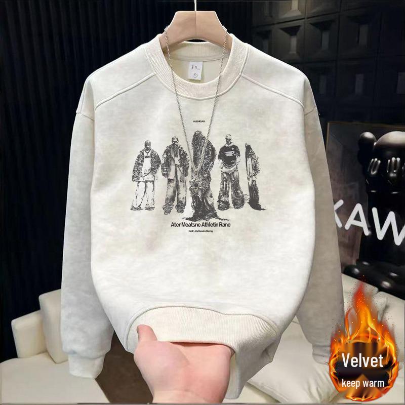 Men s Fleece-Lined Retro Hoodie: Round Neck, Long Sleeve, Casual & Versatile for Autumn/Winter. XXL абрикосовий
Men s Fleece-Lined Retro Hoodie: Round Neck, Long Sleeve, Casual & Versatile for Autumn/Winter. XXL абрикосовий