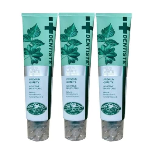 Dentiste Plus White Nighttime Breath Care Toothpaste, with Natural Herbal Extracts, 160g x 3-Pack
Dentiste Plus White Nighttime Breath Care Toothpaste, with Natural Herbal Extracts, 160g x 3-Pack