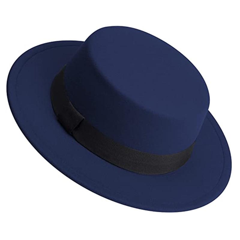 Men Women White Fedora Hat Flat Top Hat Felt Pork Pie Hat Wide Brim Church Derby Cap Winter wool Jazz Panama hat wholesale 56-58cm
Men Women White Fedora Hat Flat Top Hat Felt Pork Pie Hat Wide Brim Church Derby Cap Winter wool Jazz Panama hat wholesale 56-58cm