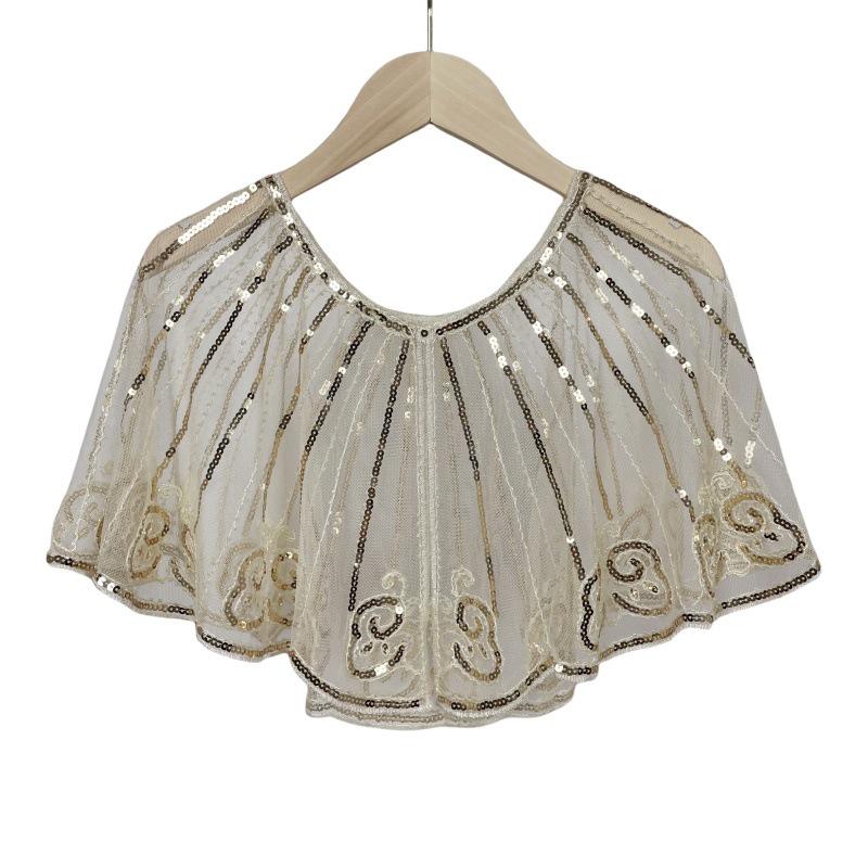 Chic European & American Evening Gown Beaded Sequined Shawl-Jacket
Chic European & American Evening Gown Beaded Sequined Shawl-Jacket