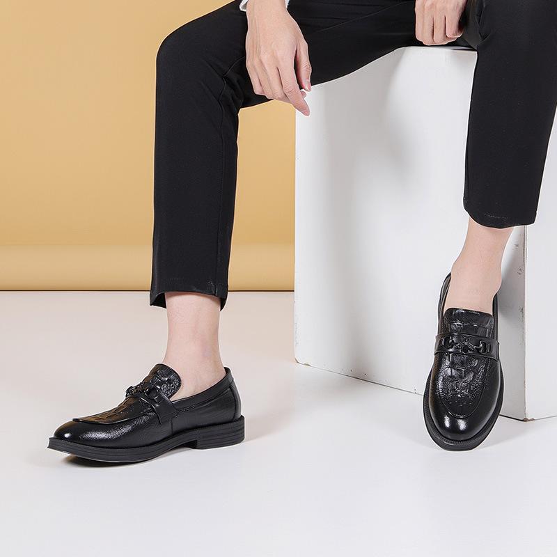Leather Shoes Men s Business Dress Casual Shoes Hairstylist Shoes Leather Crocodile Pattern British Trend Groom Wedding Shoes 38
Leather Shoes Men s Business Dress Casual Shoes Hairstylist Shoes Leather Crocodile Pattern British Trend Groom Wedding Shoes 38