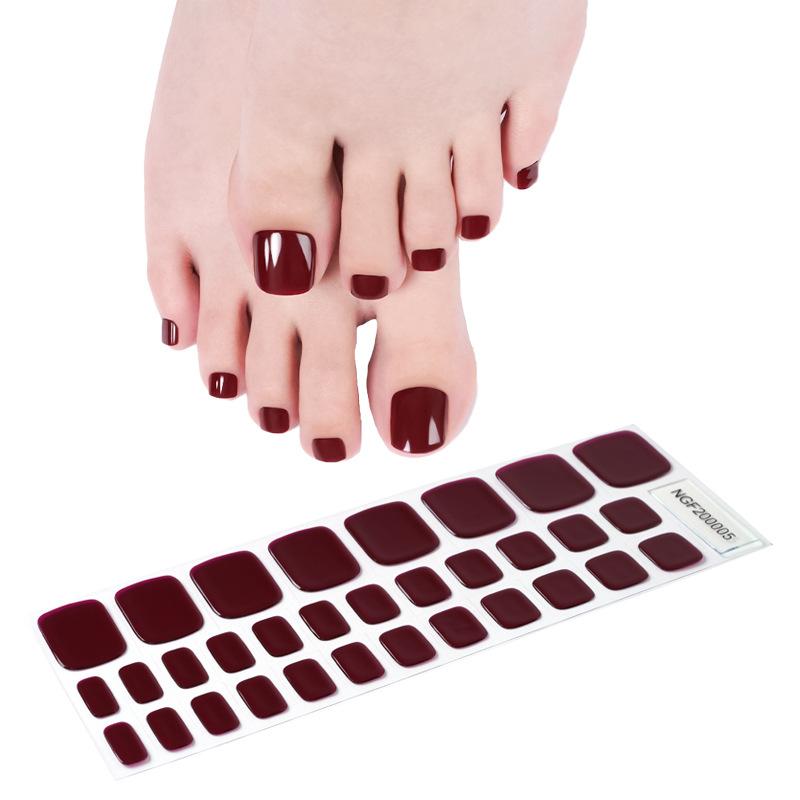 Solid Color Gel Toenail Patch, Lamp Nail Polish Glue Nail Art Patch, Toe Half-baked Nail Art Patch normal specification
Solid Color Gel Toenail Patch, Lamp Nail Polish Glue Nail Art Patch, Toe Half-baked Nail Art Patch normal specification