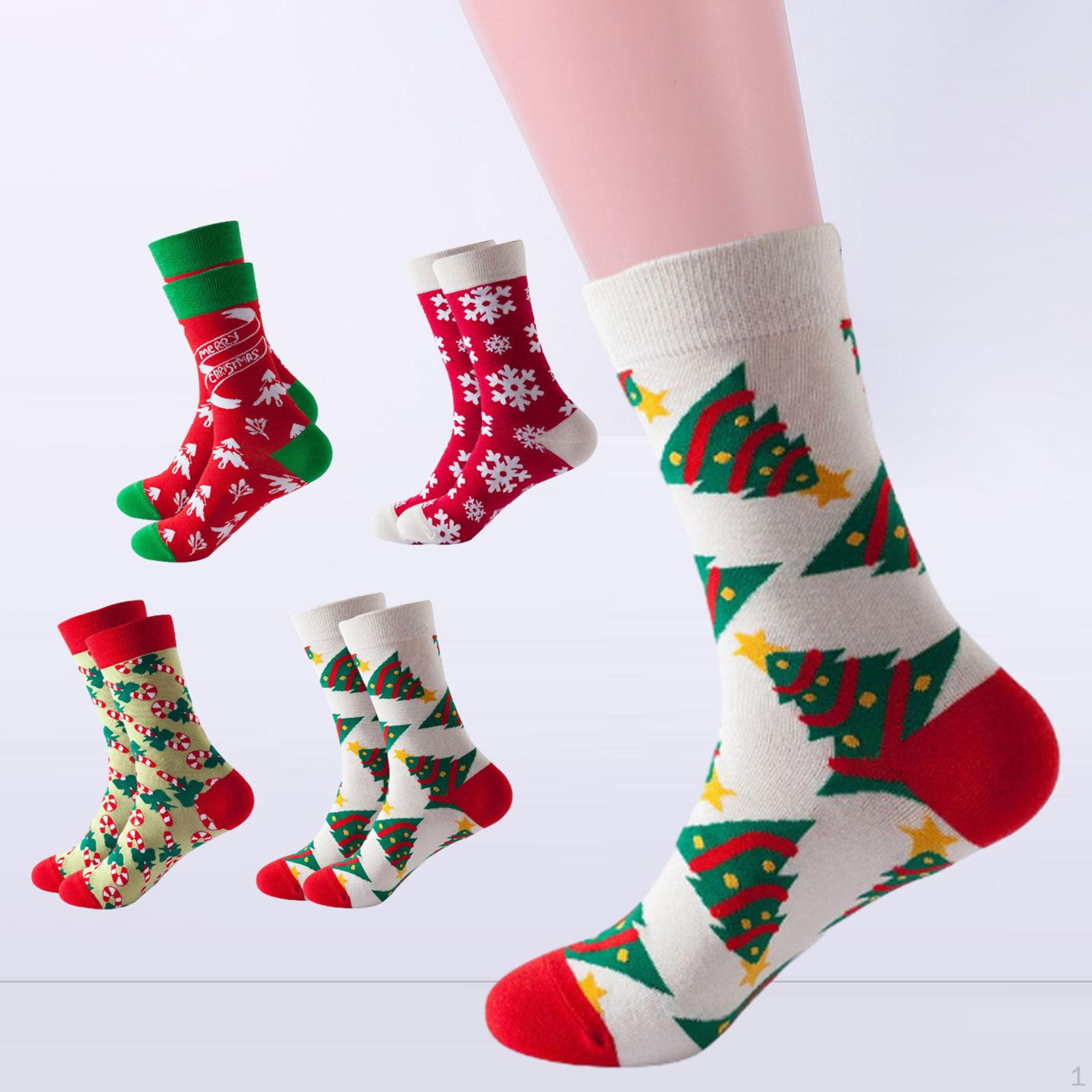 4 Pairs Christmas Socks Xmas Cartoon Unisex Boot Stockings Warm Mid Calf for
4 Pairs Christmas Socks Xmas Cartoon Unisex Boot Stockings Warm Mid Calf for