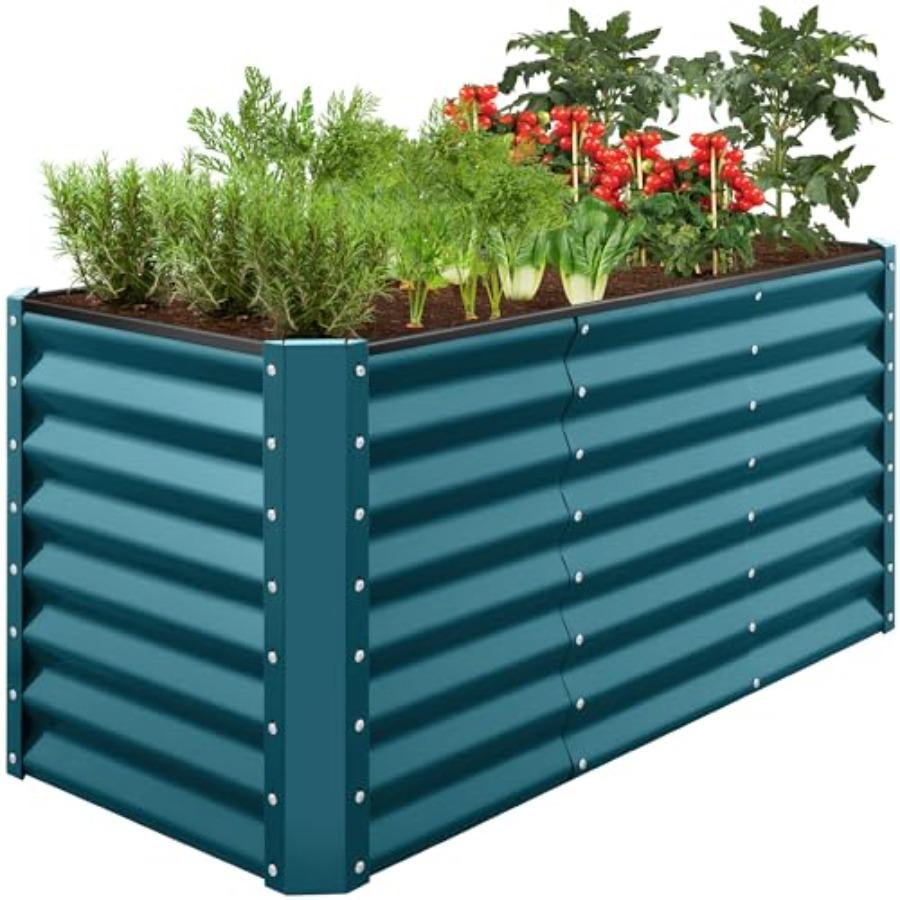 4x2x2ft Outdoor Metal Raised Garden Bed Deep Root Planter Box for Vegetables Flowers Herbs and Succulents w/ 119 Gallon Ccity P United States
4x2x2ft Outdoor Metal Raised Garden Bed Deep Root Planter Box for Vegetables Flowers Herbs and Succulents w/ 119 Gallon Ccity P United States