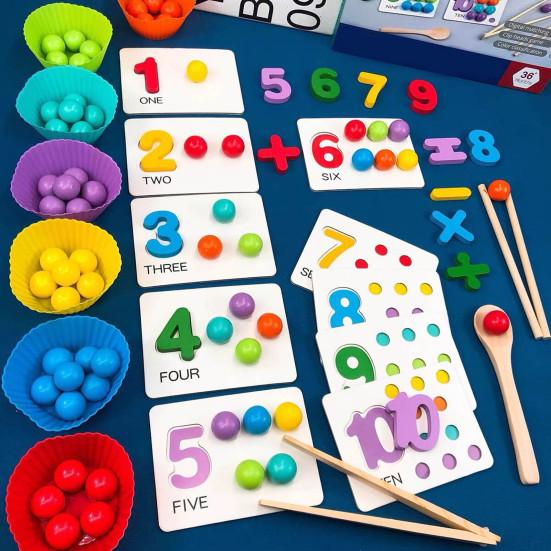 1 Set Arithmetic Math Toy Kit with Beads Chopsticks Spoons Silicone Bowl Number Learning Beads Counting Sorting Toddlers Boys Girls Educational Toy 1 Set
1 Set Arithmetic Math Toy Kit with Beads Chopsticks Spoons Silicone Bowl Number Learning Beads Counting Sorting Toddlers Boys Girls Educational Toy 1 Set