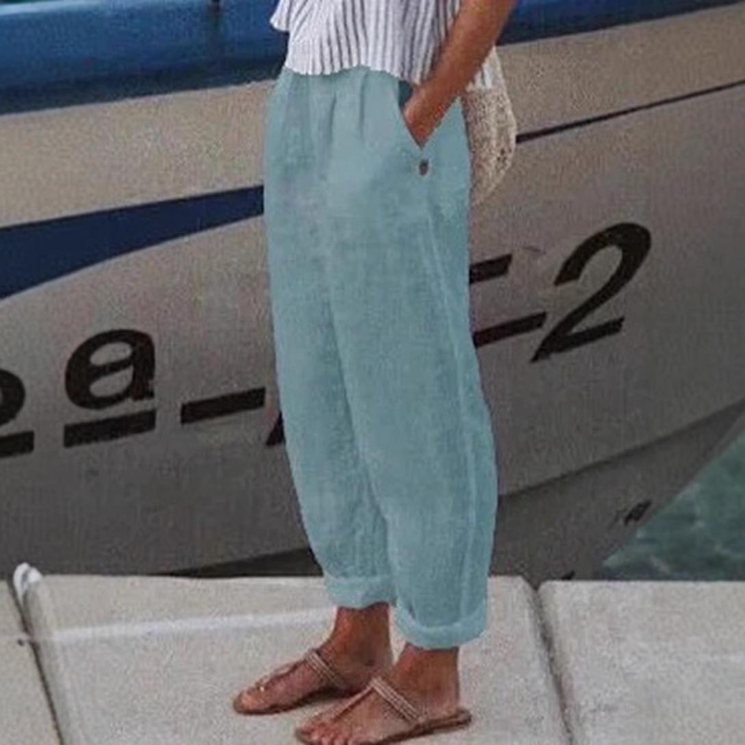 Mens Linen Pants Lightweight Drawstring Elastic Waist Joggers Casual Cargo Sweatpants Pant ONE SIZE синій
Mens Linen Pants Lightweight Drawstring Elastic Waist Joggers Casual Cargo Sweatpants Pant ONE SIZE синій