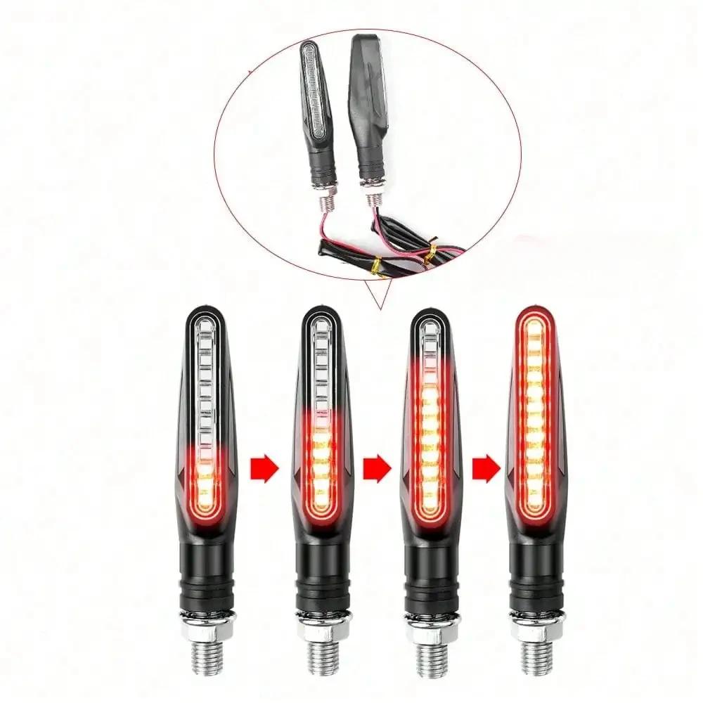 4Pcs Motorcycle Turn Signal Lights Universal Motorcycle Indicators LED Motorbike Turning Indicators Daytime Running Lights
4Pcs Motorcycle Turn Signal Lights Universal Motorcycle Indicators LED Motorbike Turning Indicators Daytime Running Lights
