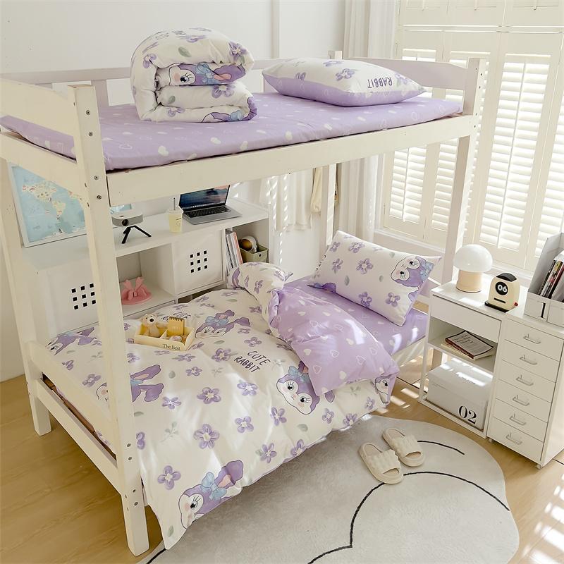 Высококачественная хлопковая простыня с принтом, мягкая и дышащая, для студенческого общежития, комплект из 3 предметов, универсальная для односпальной кровати в общежитии 150x200CM фиолетовый
Высококачественная хлопковая простыня с принтом, мягкая и дышащая, для студенческого общежития, комплект из 3 предметов, универсальная для односпальной кровати в общежитии 150x200CM фиолетовый