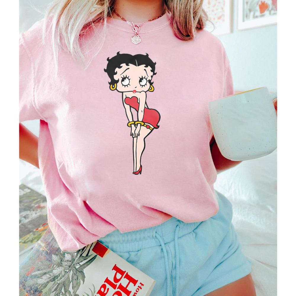 Betty Boop Y2K Style Graphic TShirt Retro Women Cotton Short Sleeve Betty Boop Lover Shirt Y2K Aesthetic Casual Daily Outfit 4XL
Betty Boop Y2K Style Graphic TShirt Retro Women Cotton Short Sleeve Betty Boop Lover Shirt Y2K Aesthetic Casual Daily Outfit 4XL
