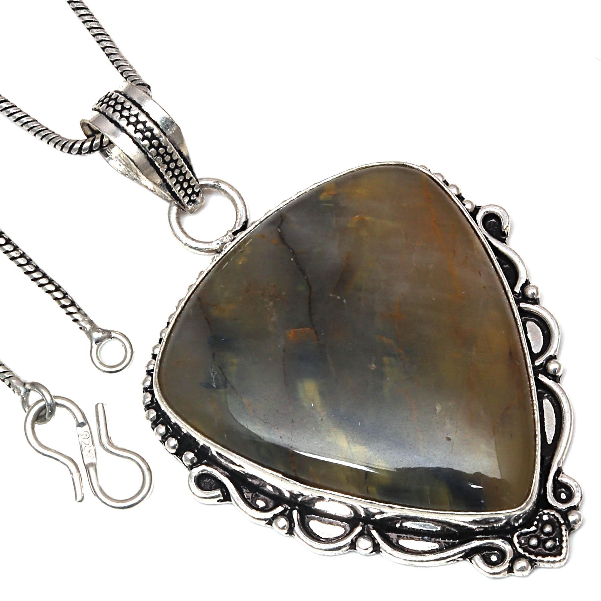 Подвеска Newlite Jasper Gemstone Подарок на День святого Валентина Серебряное ювелирное изделие 2.25
Подвеска Newlite Jasper Gemstone Подарок на День святого Валентина Серебряное ювелирное изделие 2.25