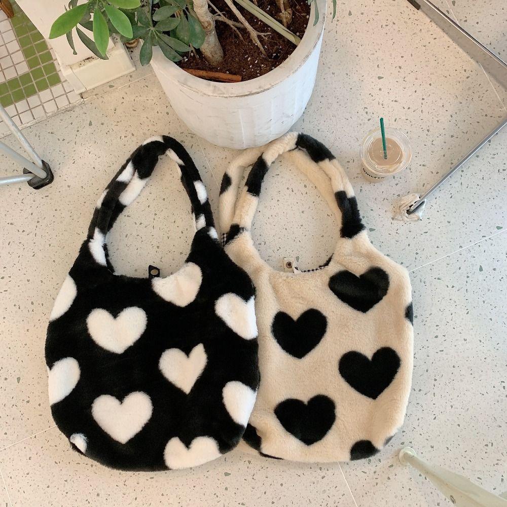 Корейский стиль Love Printing Vest Bag-сумка Универсальная простая сумка-тоут Милая плюшевая сумка через плечо для женщин чёрный
Корейский стиль Love Printing Vest Bag-сумка Универсальная простая сумка-тоут Милая плюшевая сумка через плечо для женщин чёрный