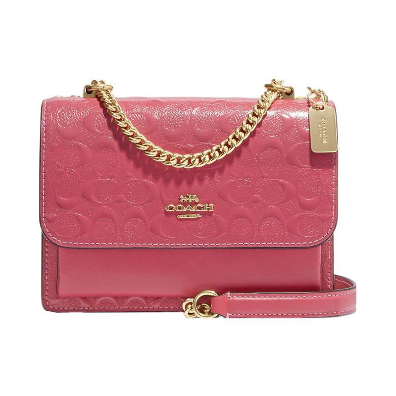 COACH Klare 18 Gold Carriage Print Logo Flip Chain Leather Messenger Bag Shoulder Crossbody Bag Small Women Pink золотий
COACH Klare 18 Gold Carriage Print Logo Flip Chain Leather Messenger Bag Shoulder Crossbody Bag Small Women Pink золотий