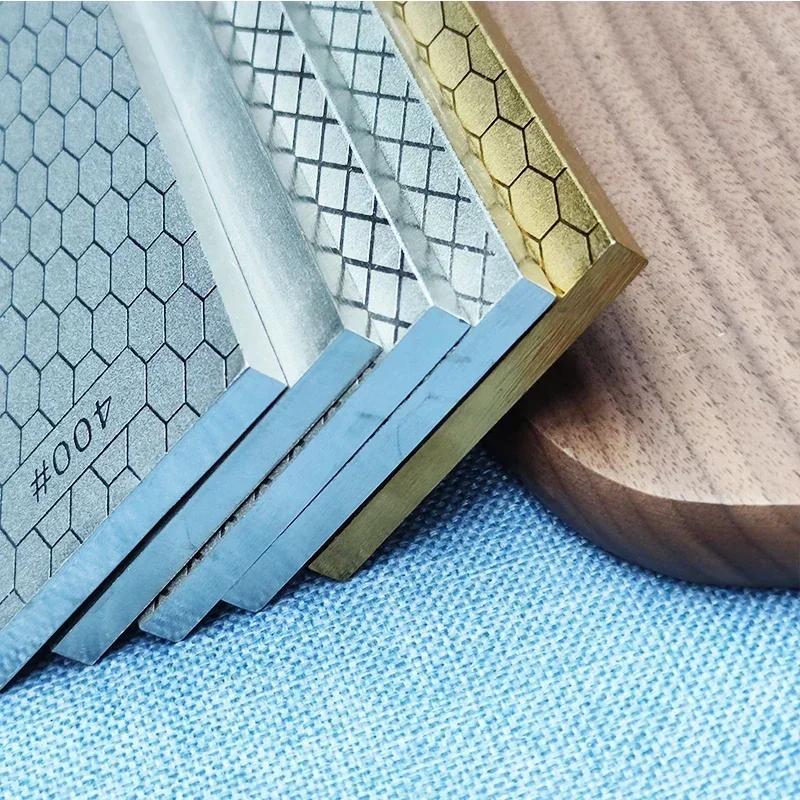 200-1000#Diamond Knife Sharpener, Sharpening Stone,Grind Grinding, Kitchen Tools,Honeycomb, Flaky, Electroplated Diamond Coating 1 PCS
200-1000#Diamond Knife Sharpener, Sharpening Stone,Grind Grinding, Kitchen Tools,Honeycomb, Flaky, Electroplated Diamond Coating 1 PCS