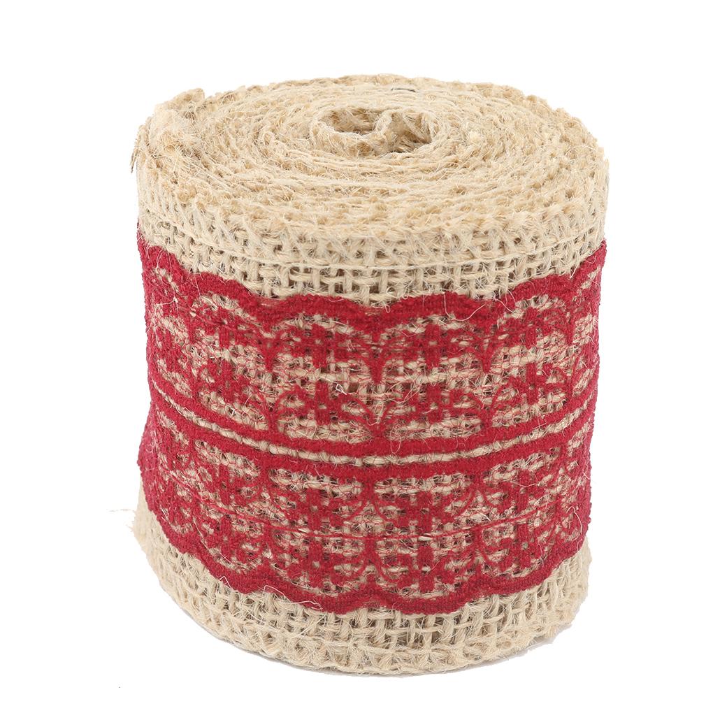 Лента из натуральной джутовой мешковины + кружевная отделка Край Винтаж Свадебный деревенский темно-красного
Лента из натуральной джутовой мешковины + кружевная отделка Край Винтаж Свадебный деревенский темно-красного